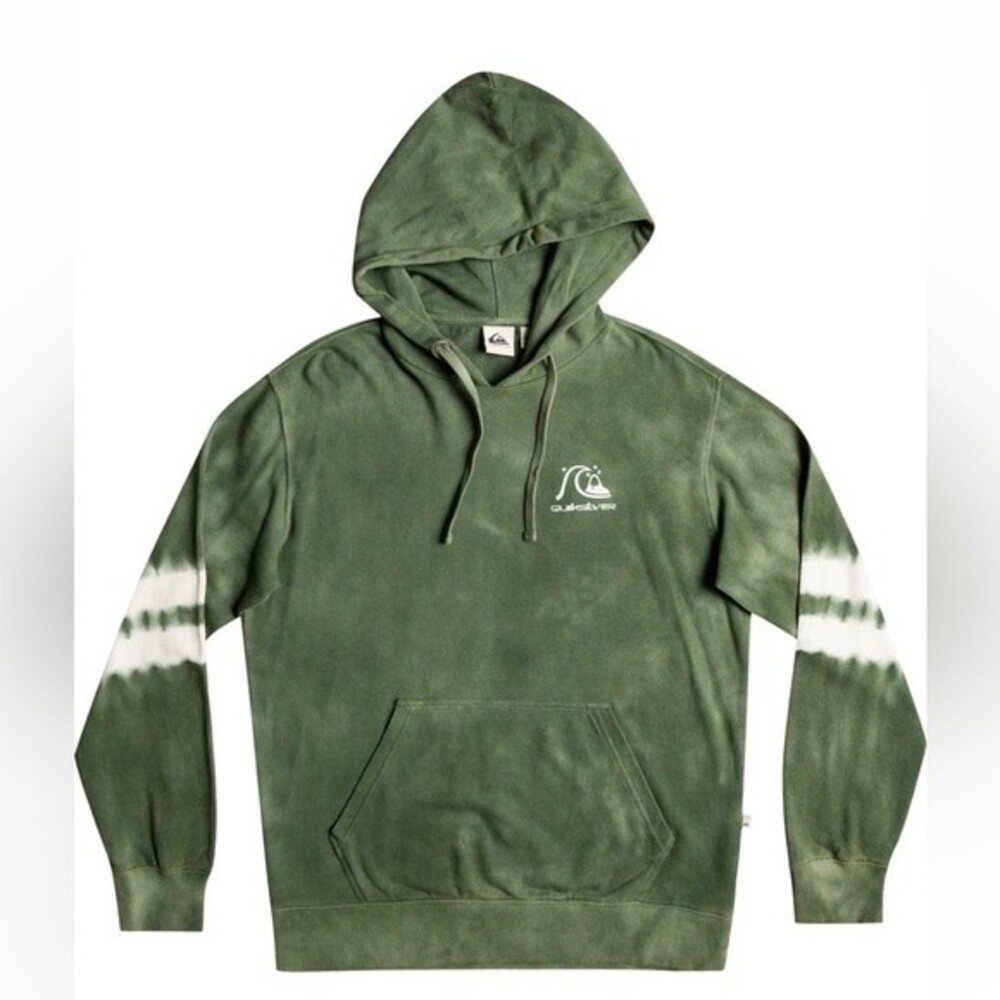 Quiksilver NWT Men's Engineered Organic Cotton Tie Dye Hoodie Sweatshirt S